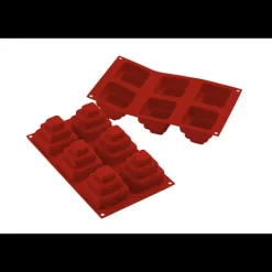 MALLARD FERRIERE Moule Silicone|Moule 6 Pyramides à Étages en Silicone