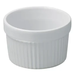 REVOL Moules À Gâteaux|Moule à Soufflé Blanc Ø 8,2cm French Classique