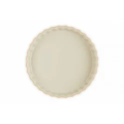 LE CREUSET Plat De Cuisson|Moules À Gâteaux|Moule à Tarte en Céramique 28 cm Volcanique