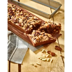 DE BUYER Moules À Gâteaux|Moule à Tarte Rectangulaire Inox Perforé Amovible 35 x 10 cm x H 3,5 cm