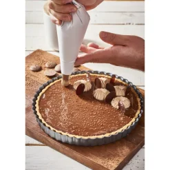 DE BUYER Moules À Gâteaux|Moule Anti-adhésif|Moule Anti Adhésif Tarte Cannelée Droite Ø 28 cm x H 3 cm