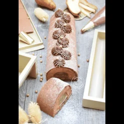 SCRAPCOOKING Moules À Gâteaux|Moule Bûche Silicone 25 cm