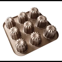 SCRAPCOOKING Moule Anti-adhésif|Moules À Gâteaux|Moule Cannelés Antiadhésif 26,5 cm x H 6 cm