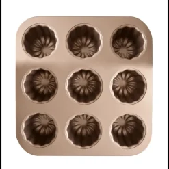 SCRAPCOOKING Moule Anti-adhésif|Moules À Gâteaux|Moule Cannelés Antiadhésif 26,5 cm x H 6 cm