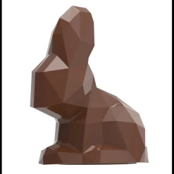 CHOCOLATE WORLD Moules À Chocolat|Moule Chocolat Aimanté Lapin Origami 17,5 cm