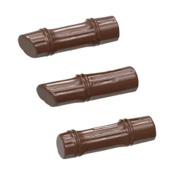 CHOCOLATE WORLD Moules À Chocolat|Moule Chocolat Bambou 5,2 x 1,55 cm x H 0,7 cm (x20)