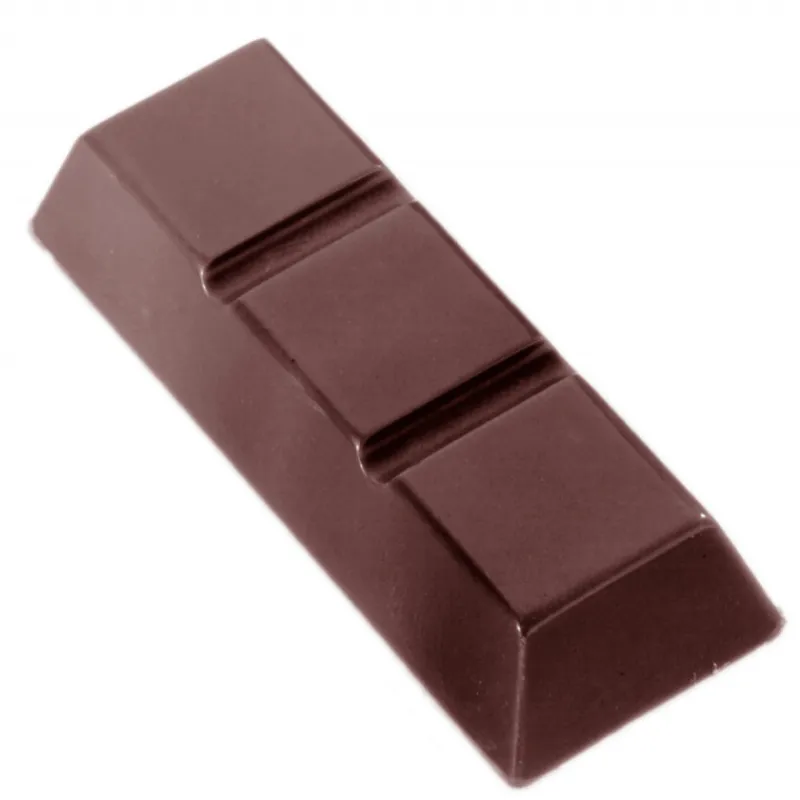 CHOCOLATE WORLD Moules À Chocolat|Moule Chocolat Barre 3 Carrés (x15)