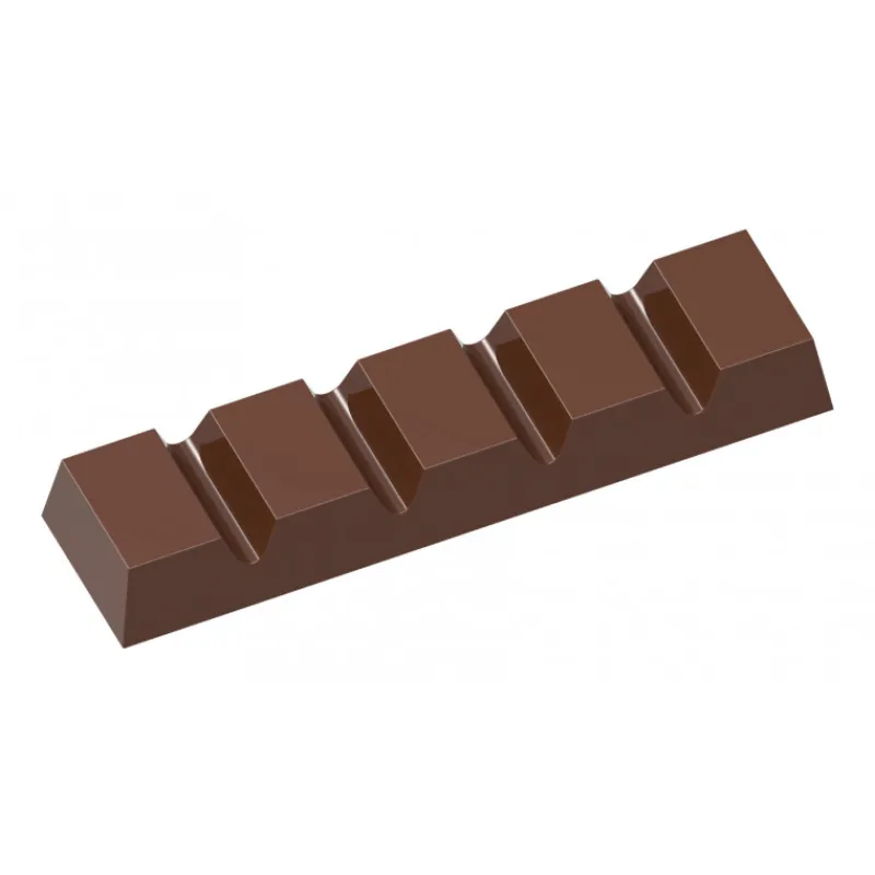 CHOCOLATE WORLD Moules À Chocolat|Moule Chocolat Barre 5 Rectangles (x20)