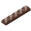 CHOCOLATE WORLD Moules À Chocolat|Moule Chocolat Barre Carrés Bombés 117 mm (x8)