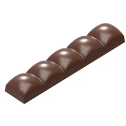 CHOCOLATE WORLD Moules À Chocolat|Moule Chocolat Barre Carrés Bombés 117 mm (x8)