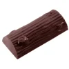 CHOCOLATE WORLD Moules À Chocolat|Moule Chocolat Bûche 12,3 cm (x4)