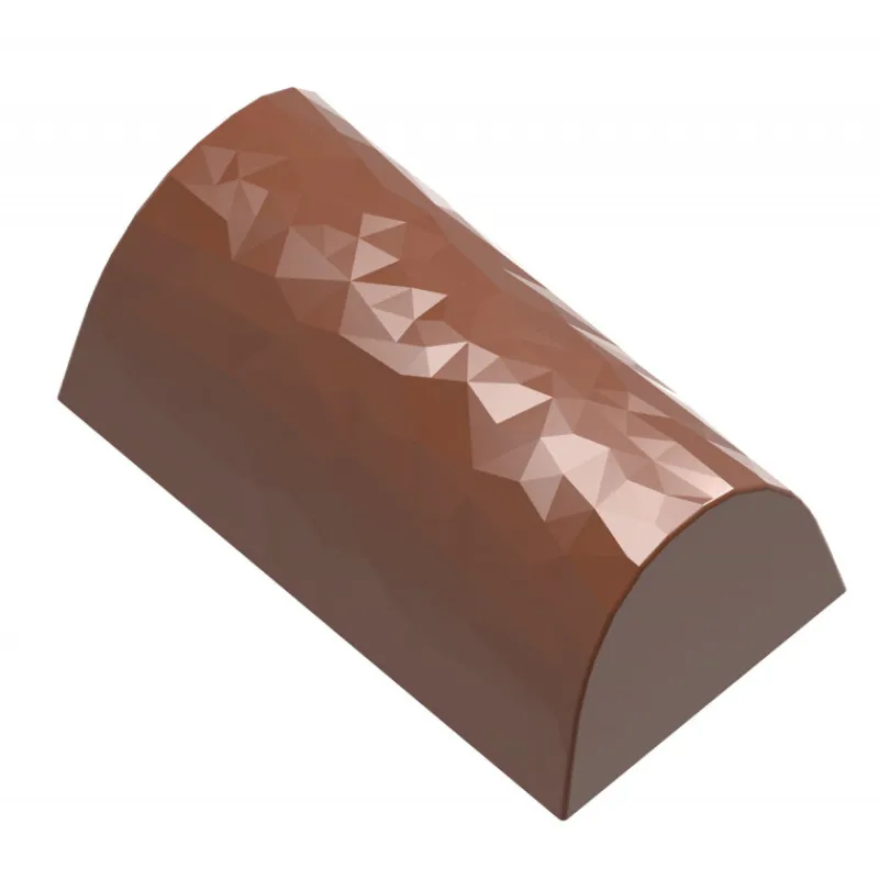 CHOCOLATE WORLD Moules À Chocolat|Moule Chocolat Bûche à Facettes 3,6 x 2 cm (x24)
