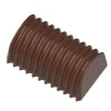 CHOCOLATE WORLD Moules À Chocolat|Moule Chocolat Bûche Plissée 35,5 mm (x24)