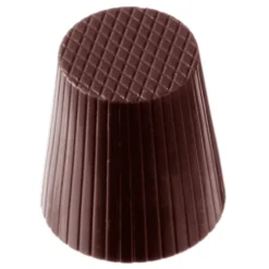 CHOCOLATE WORLD Moules À Chocolat|Moule Chocolat Bonbon Strié (x35)