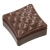 CHOCOLATE WORLD Moules À Chocolat|Moule Chocolat Bonbonnière Oreiller Chesterfield 117 mm (x2)