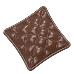 CHOCOLATE WORLD Moules À Chocolat|Moule Chocolat Bonbonnière Oreiller Chesterfield 117 mm (x2)