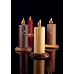 PAVONI Moules À Chocolat|Moule Chocolat Bougie Ø 11 x H 20 cm (x2)