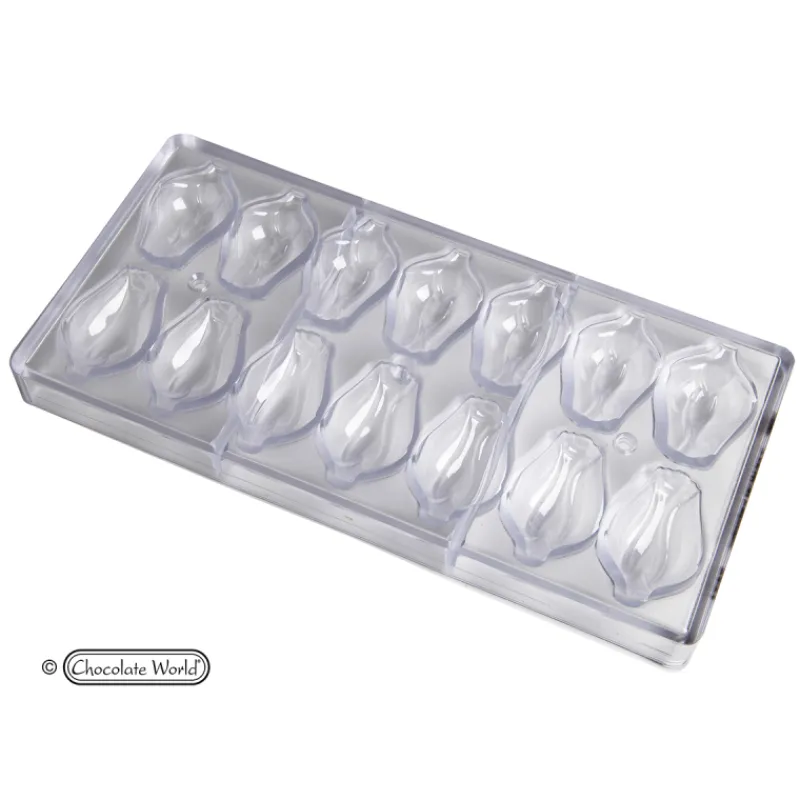 CHOCOLATE WORLD Moules À Chocolat|Moule Chocolat Bouton de Rose 14 Cavités