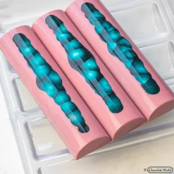 CHOCOLATE WORLD Moules À Chocolat|Moule Chocolat Buche Lisse 11,3 x 2,8 cm (x7)