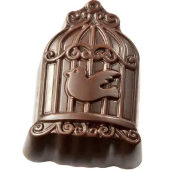 CHOCOLATE WORLD Moules À Chocolat|Moule Chocolat Cage à Oiseau 34,5 mm (x21)