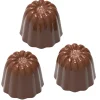 CHOCOLATE WORLD Moules À Chocolat|Moule Chocolat Cannelés 21,5 mm (x21)