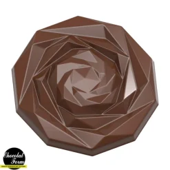 Chocolat Form Moules À Chocolat|Moule Chocolat Caraque Rose 4,5 cm (x10)