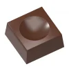 CHOCOLATE WORLD Moules À Chocolat|Moule Chocolat Carré Creux 43 mm (x10)