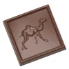 CHOCOLATE WORLD Moules À Chocolat|Moule Chocolat Carré Dromadaire 34mm (x21)