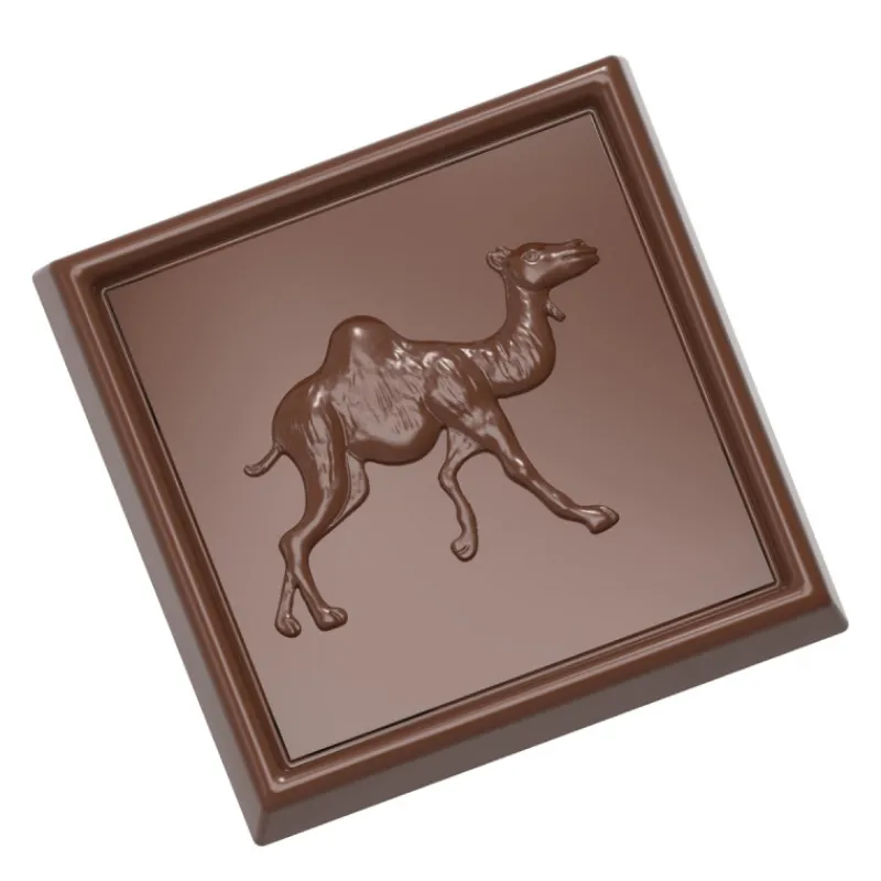 CHOCOLATE WORLD Moules À Chocolat|Moule Chocolat Carré Dromadaire 34mm (x21)