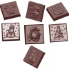 CHOCOLATE WORLD Moules À Chocolat|Moule Chocolat Carré Figurines de Noël (x21)