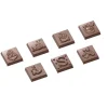 CHOCOLATE WORLD Moules À Chocolat|Moule Chocolat Carré Motifs Noël (x21)
