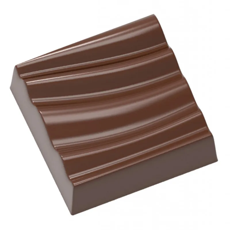 Chocolat Form Moules À Chocolat|Moule Chocolat Carré Ondulation 28.5 mm (x21)