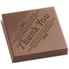 CHOCOLATE WORLD Moules À Chocolat|Moule Chocolat Carré Thank You Merci (x21)