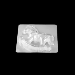 PAVONI Moules À Chocolat|Moule Chocolat Cheval à Bascule 17,5 x 5,5 cm x H 15,5 cm (x2)