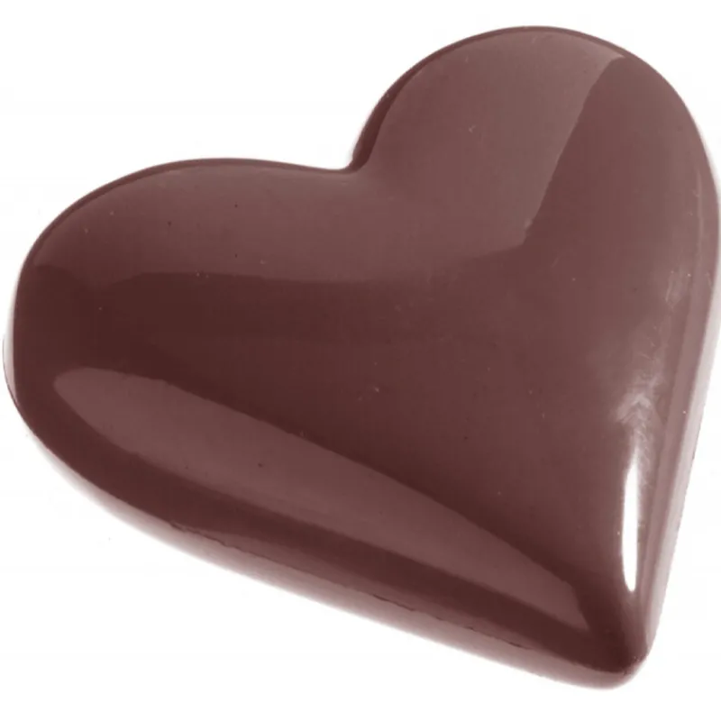 CHOCOLATE WORLD Moules À Chocolat|Moule Chocolat Coeur 6.5 cm (x8)