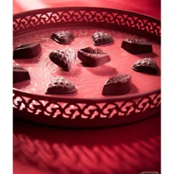 CHOCOLATE WORLD Moules À Chocolat|Moule Chocolat Coeur Matelassé 33 mm (x18)