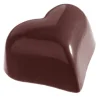 CHOCOLATE WORLD Moules À Chocolat|Moule Chocolat Cœur Rond 3,6 x 3 cm (x28)