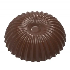 CHOCOLATE WORLD Moules À Chocolat|Moule Chocolat Demi Sphère Plissée Evasée 46,5 mm (x10)