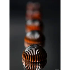CHOCOLATE WORLD Moules À Chocolat|Moule Chocolat Demi Sphère Plissée 30,5 mm (x21)