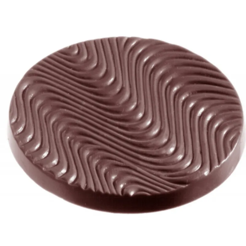 CHOCOLATE WORLD Moules À Chocolat|Moule Chocolat Disque Ondulé (x11)