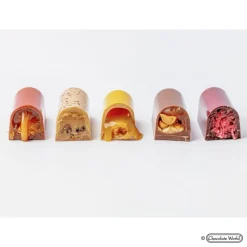 CHOCOLATE WORLD Moules À Chocolat|Moule Chocolat Eclair Snack Bar 7,8 x 1,9 cm (x12)