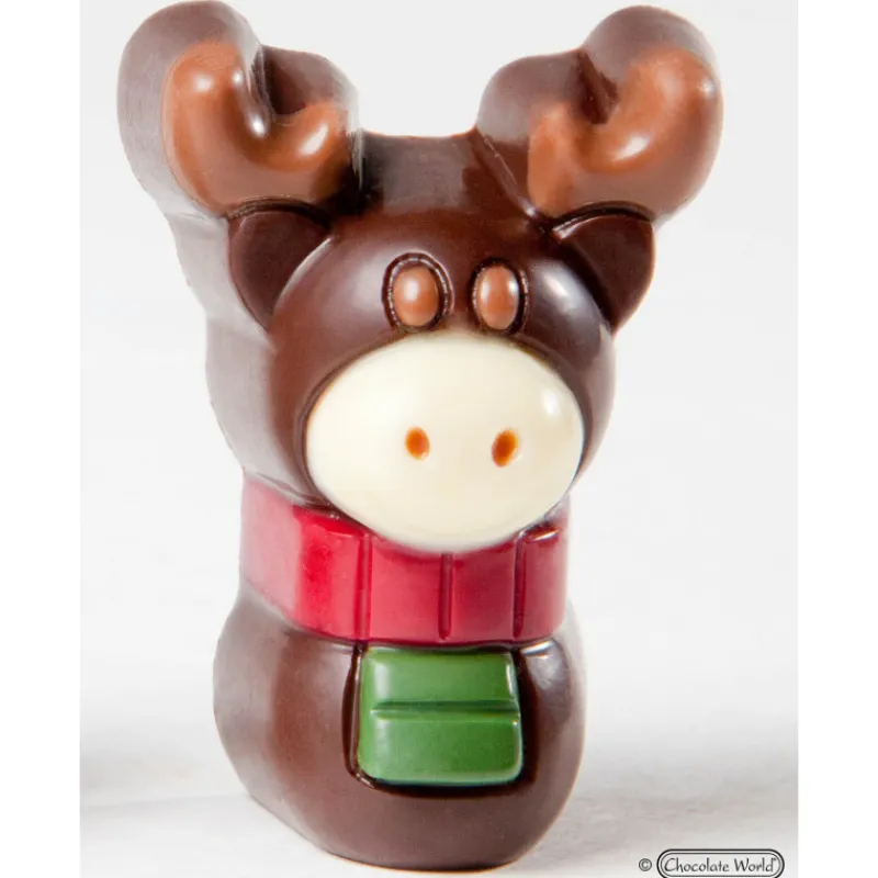 CHOCOLATE WORLD Moules À Chocolat|Moule Chocolat Elan 3,9 x 2,9 cm (x18)