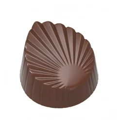 CHOCOLATE WORLD Moules À Chocolat|Moule Chocolat Feuille Plissée 33,5mm (x21)