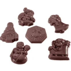 CHOCOLATE WORLD Moules À Chocolat|Moule Chocolat Figurines de Noël (x18)