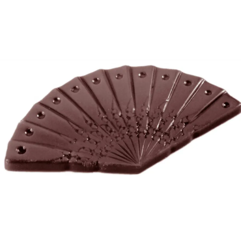 CHOCOLATE WORLD Moules À Chocolat|Moule Chocolat Friture Éventail 63 x 35 mm (x15)