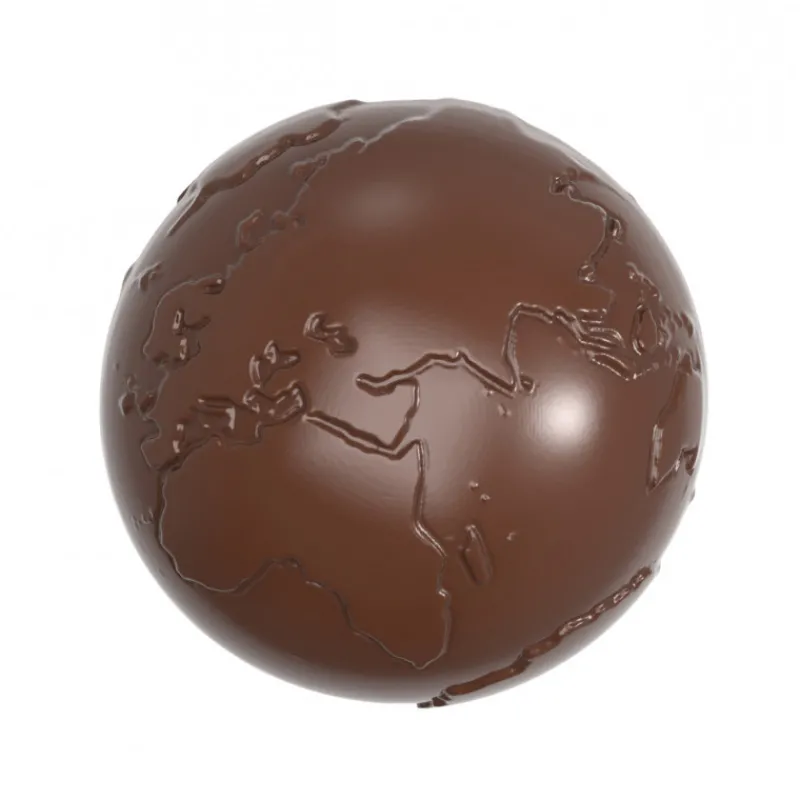 CHOCOLATE WORLD Moules À Chocolat|Moule Chocolat Globe Terrestre Ø 50 mm (x8)