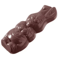 CHOCOLATE WORLD Moules À Chocolat|Moule Chocolat Lapin 6,7 cm (x16)