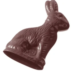 CHOCOLATE WORLD Moules À Chocolat|Moule Chocolat Lapin Assis 110 mm (x4)