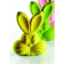 PAVONI Moules À Chocolat|Moule Chocolat Lapin Roger 15,5 x 11 cm x H 20 cm (x2)