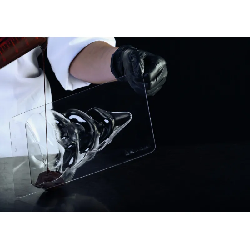 PAVONI Moules À Chocolat|Moule Chocolat Mini Sapin de Noël Ø 9,5 x H 12 cm (x2)